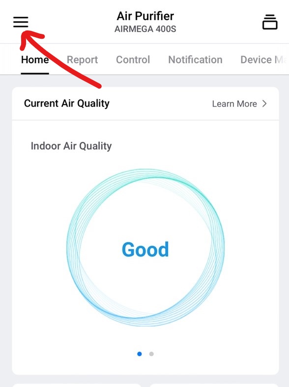 Airmega app on sale